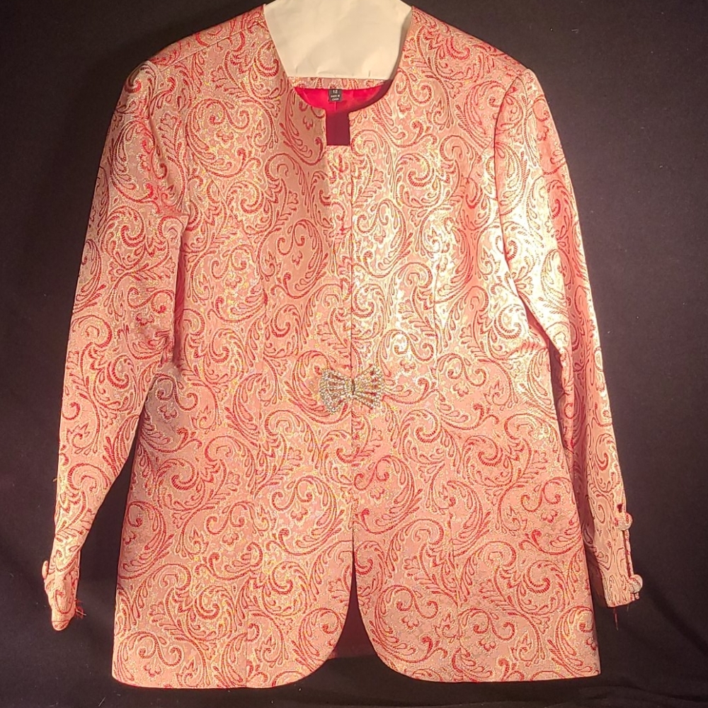 Terramina suit set x2 pieces Beautiful red pink